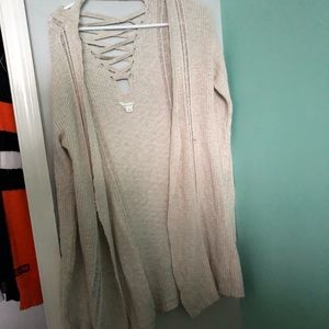 Long cardigan sweater